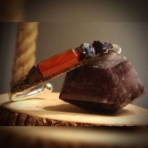Handcrafted Wearable Magick Bangle Cuff Bracelet